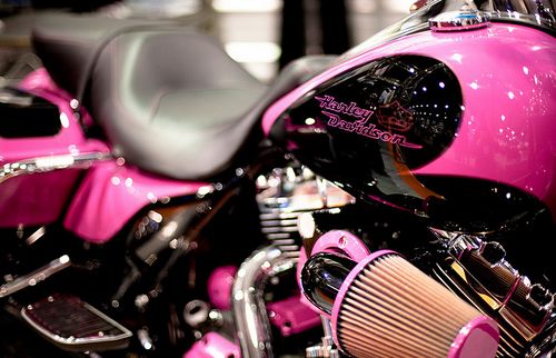 Harley Davidson rosa